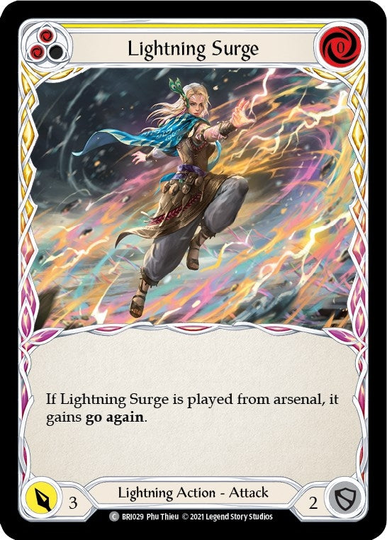 Lightning Surge (Yellow) (29) [BRI] - Flesh and Blood TCG Single