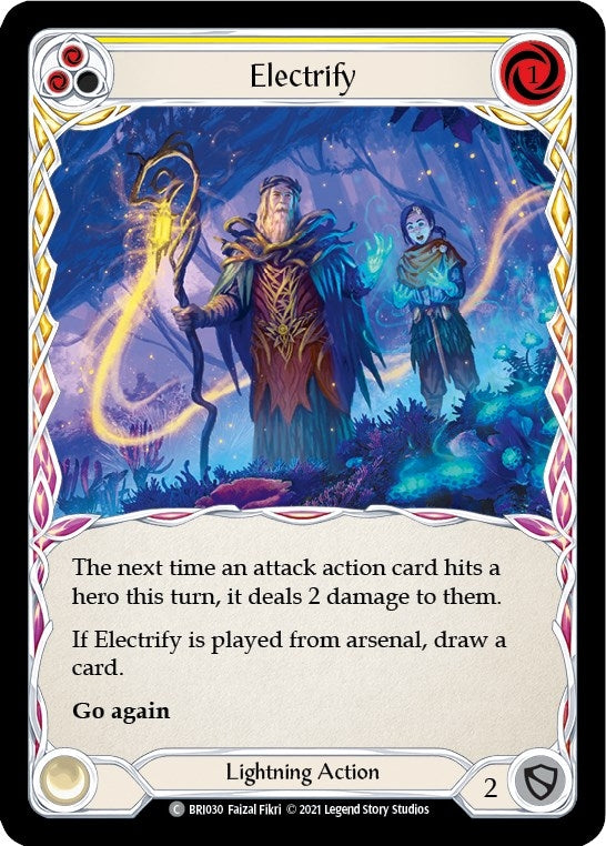 Electrify (Yellow) (30) [BRI] - Flesh and Blood TCG Single