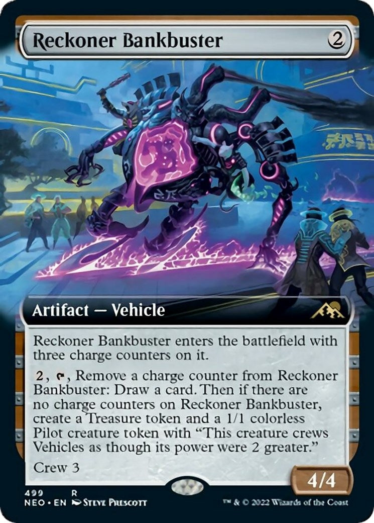 Reckoner Bankbuster (Extended Art) (499) [NEO] - MTG Single