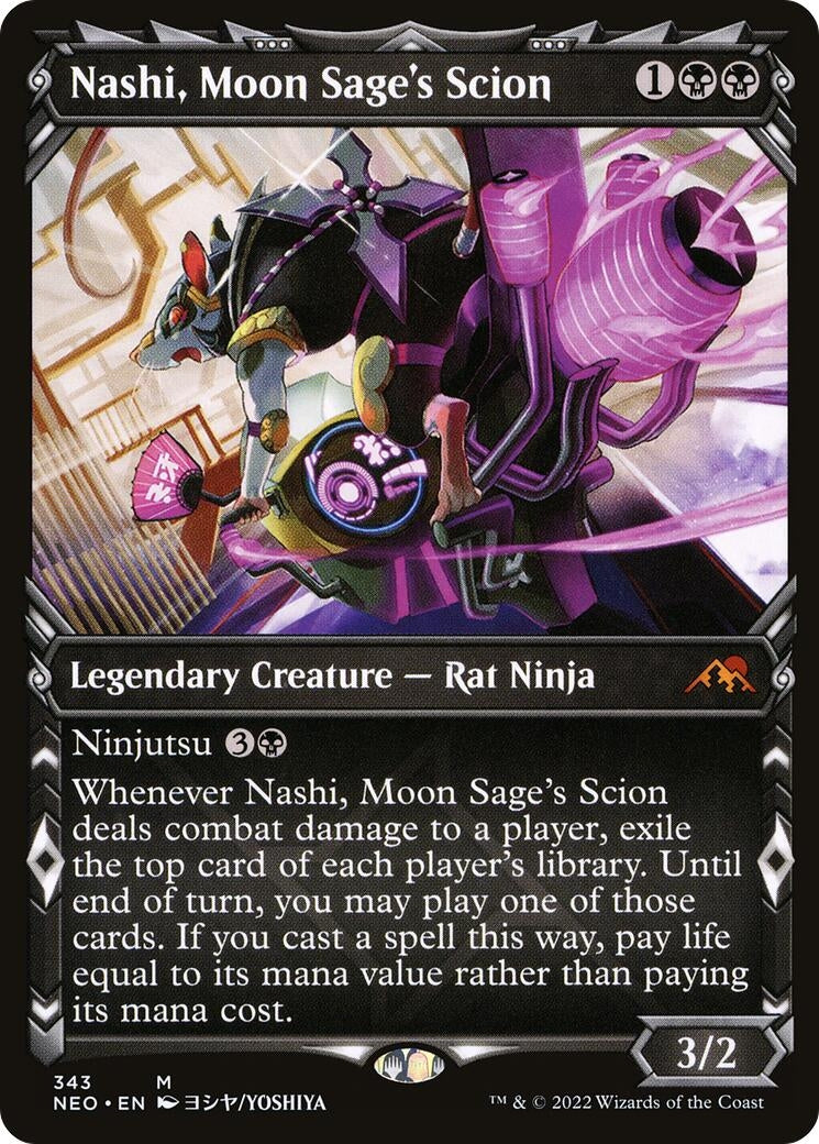 Nashi Moon Sage’s Scion (Showcase) (343) [NEO] - MTG Single