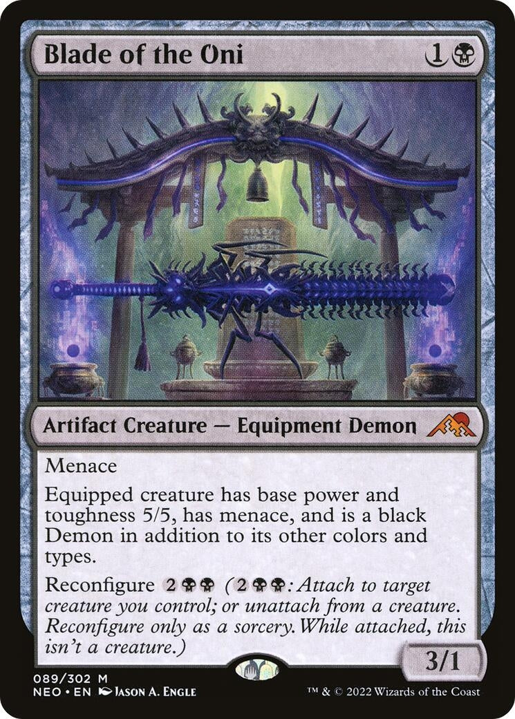 Blade of the Oni (89) [NEO] - MTG Single