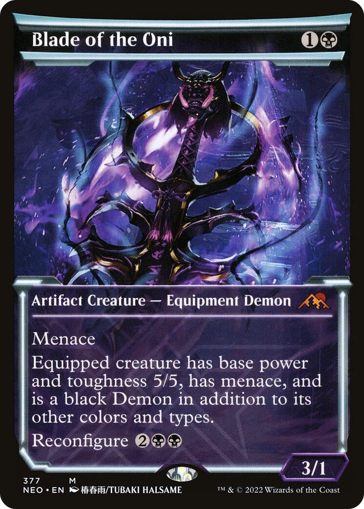 Blade of the Oni (Showcase) (377) [NEO] - MTG Single
