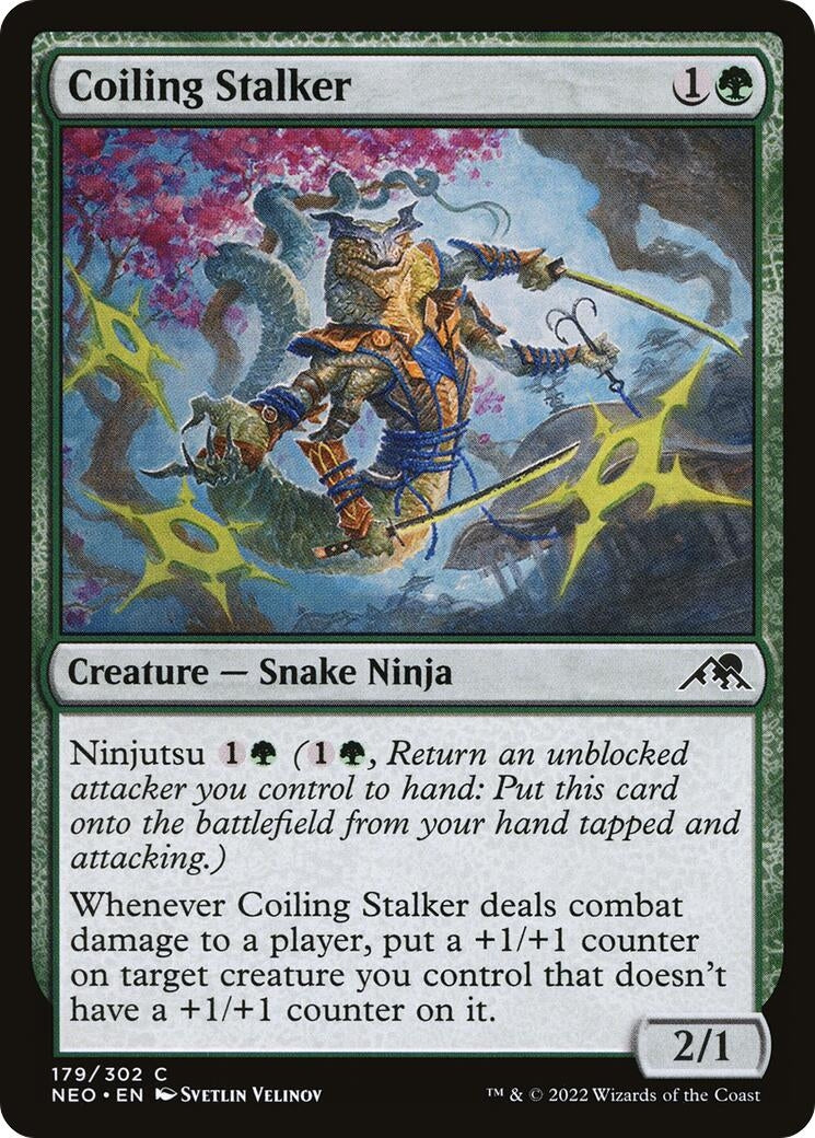 Coiling Stalker (179) [NEO] - MTG Single