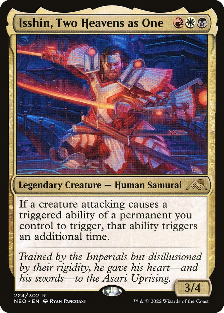 Isshin Two Heavens as One (224) [NEO] - MTG Single