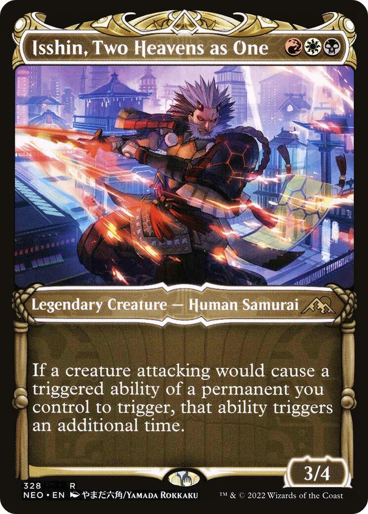 Isshin Two Heavens as One (Showcase) (328) [NEO] - MTG Single