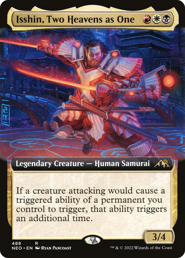 Isshin Two Heavens as One (Extended Art) (488) [NEO] - MTG Single
