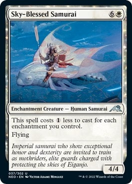 Sky-Blessed Samurai (37) [NEO] - MTG Single