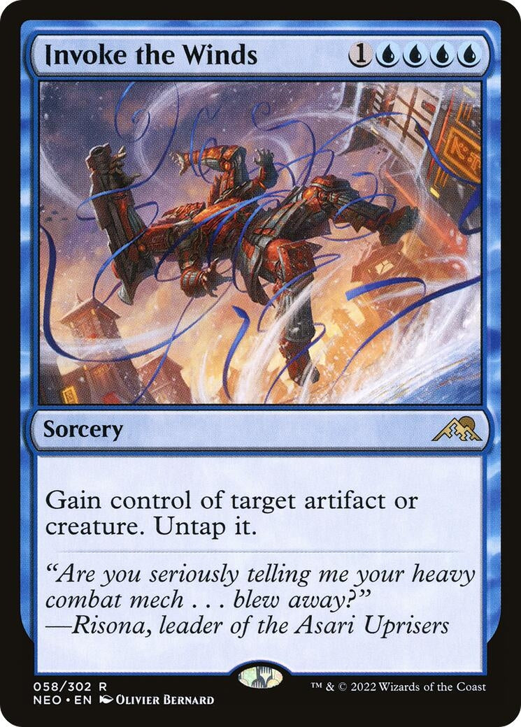 Invoke the Winds (58) [NEO] - MTG Single