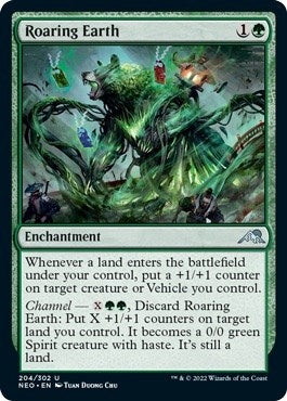 Roaring Earth (204) [NEO] - MTG Single