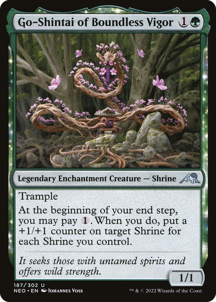 Go-Shintai of Boundless Vigor (187) [NEO] - MTG Single