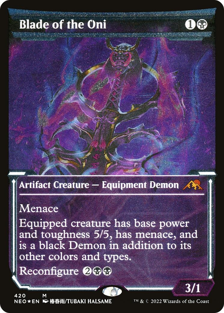 Blade of the Oni (Showcase) (Foil Etched) (420) [NEO] - MTG Single
