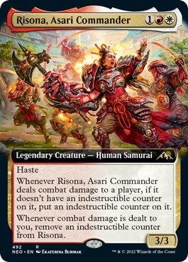 Risona Asari Commander (Extended Art) (492) [NEO] - MTG Single