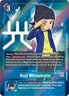 Koji Minamoto (Box Topper) (7087) [BT07] - Digimon Card Game Single