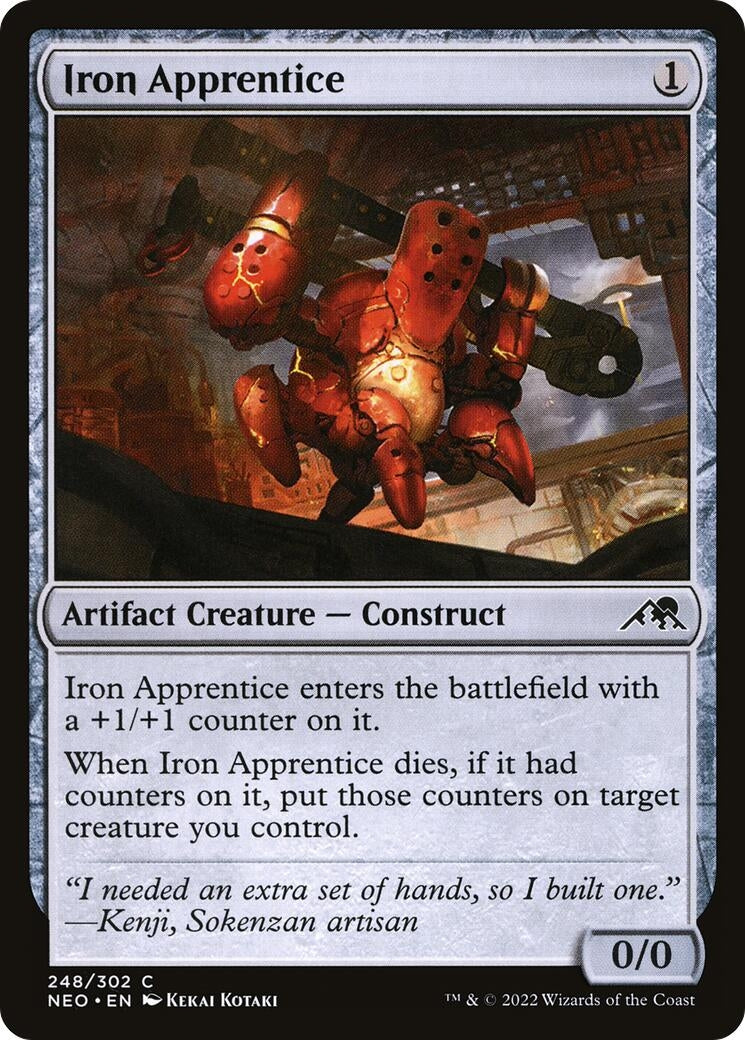 Iron Apprentice (248) [NEO] - MTG Single