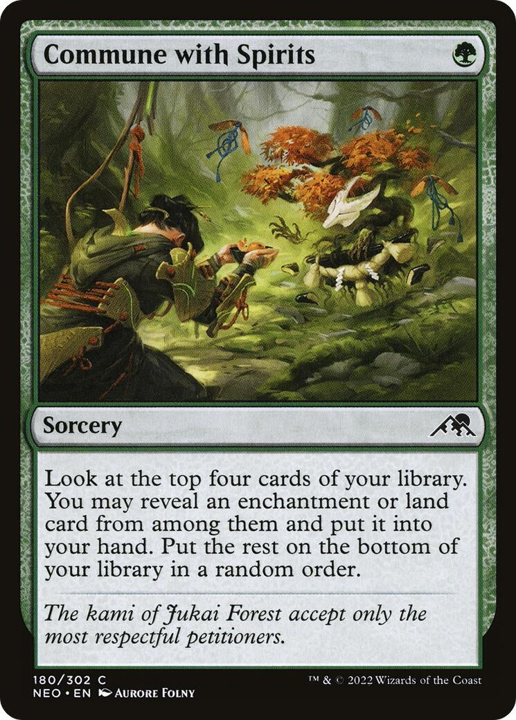 Commune with Spirits (180) [NEO] - MTG Single