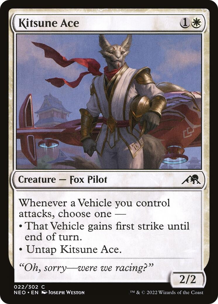 Kitsune Ace (22) [NEO] - MTG Single