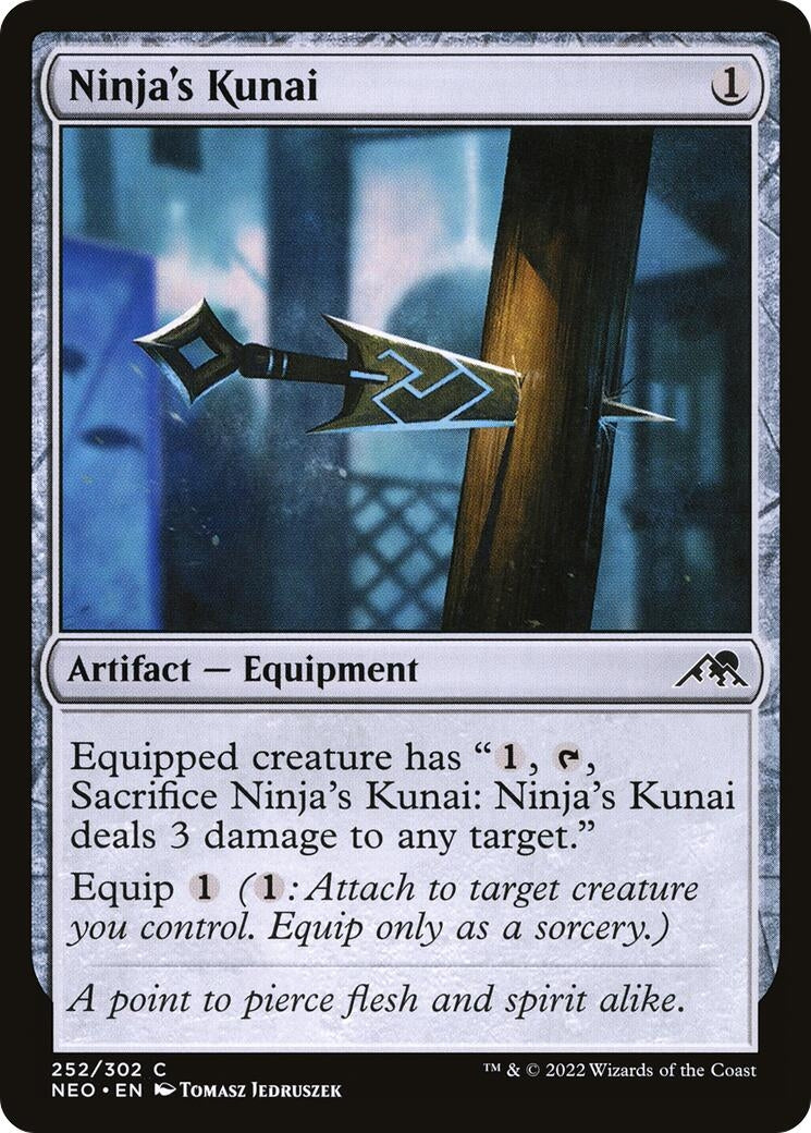 Ninja’s Kunai (252) [NEO] - MTG Single