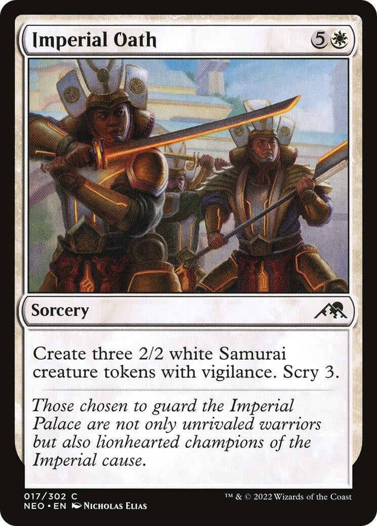 Imperial Oath (17) [NEO] - MTG Single