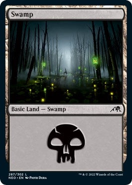 Swamp (287) (287) [NEO] - MTG Single