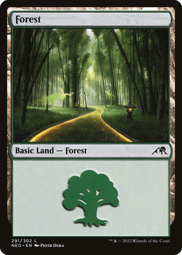 Forest (291) (291) [NEO] - MTG Single