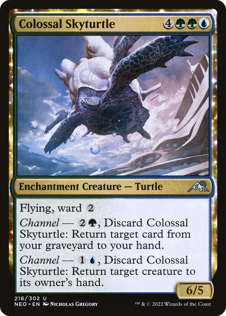 Colossal Skyturtle (216) [NEO] - MTG Single