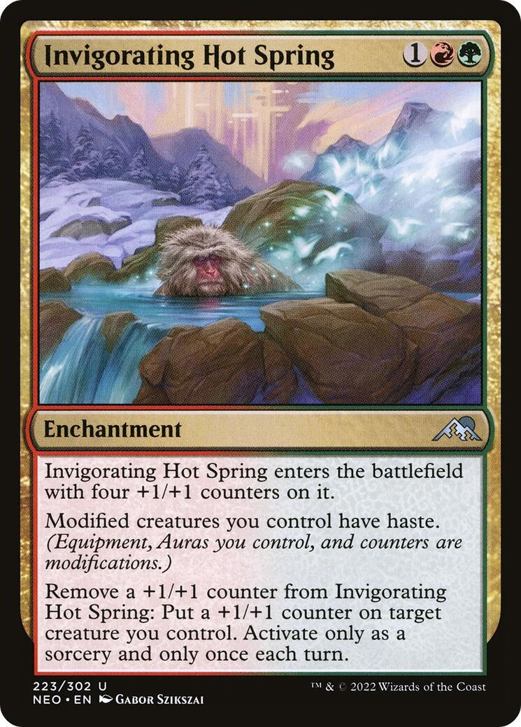 Invigorating Hot Spring (223) [NEO] - MTG Single