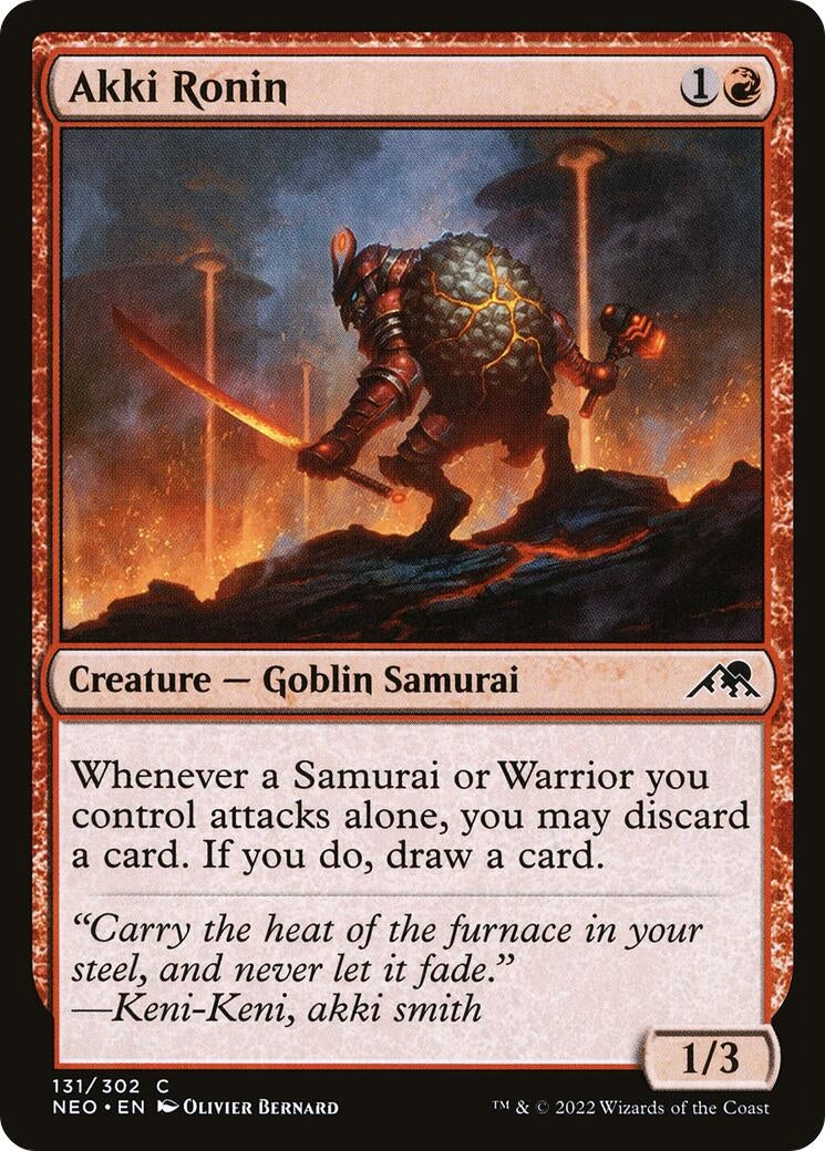 Akki Ronin (131) [NEO] - MTG Single