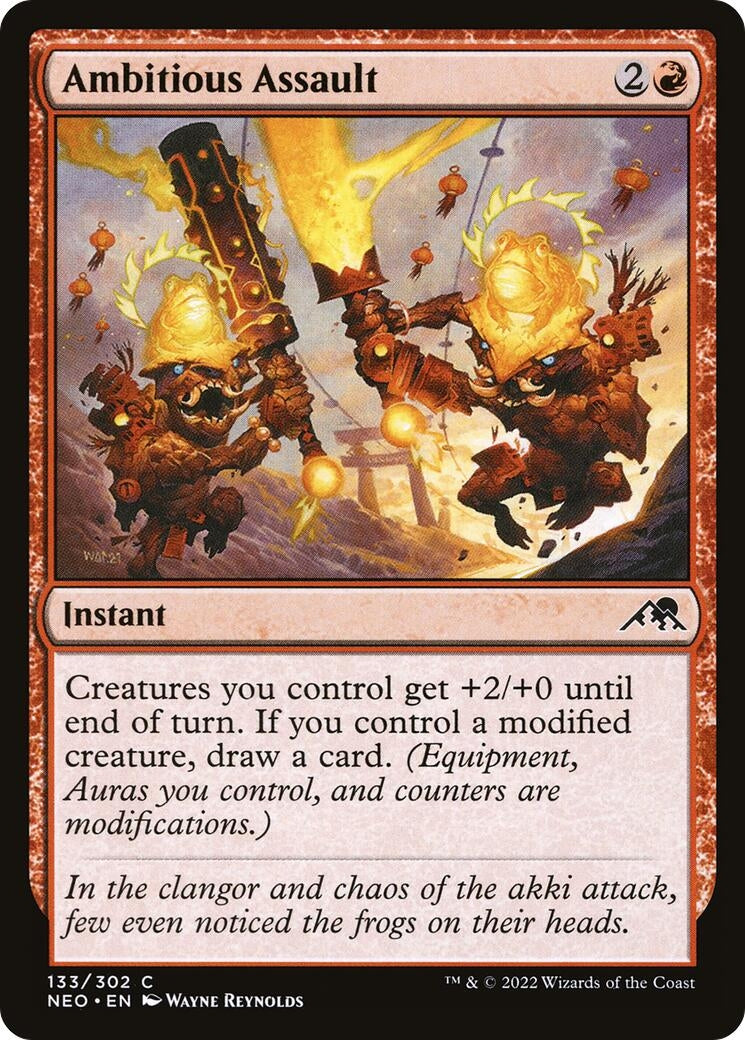 Ambitious Assault (133) [NEO] - MTG Single
