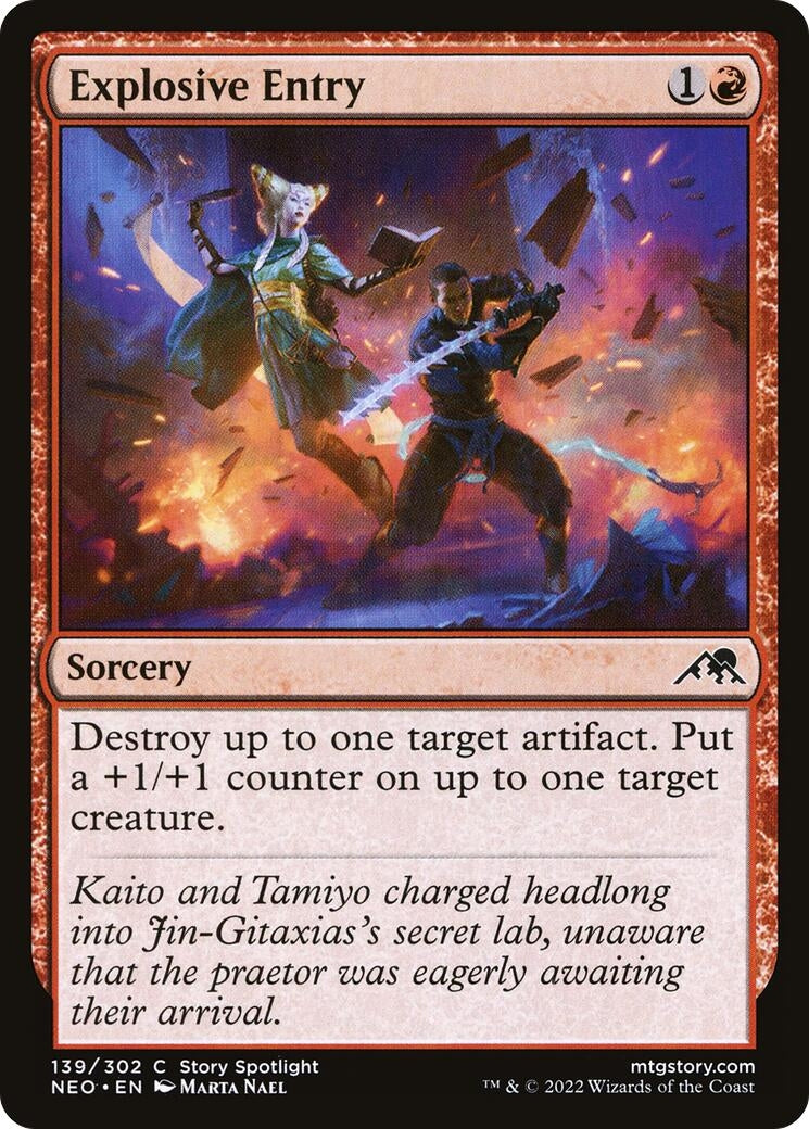 Explosive Entry (139) [NEO] - MTG Single