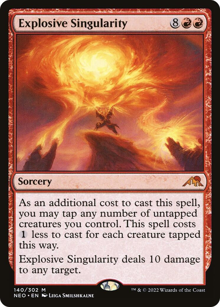 Explosive Singularity (140) [NEO] - MTG Single