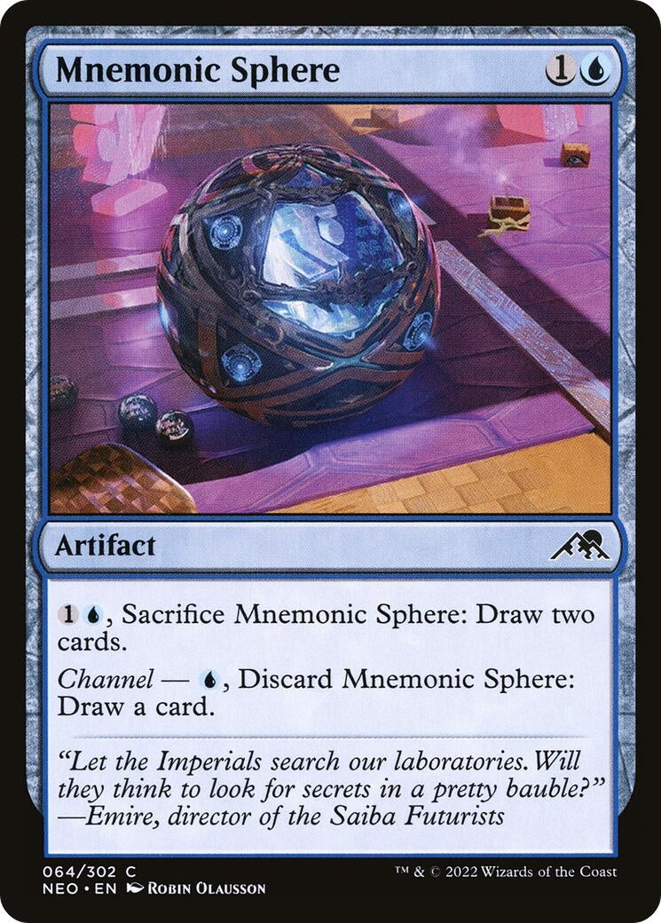 Mnemonic Sphere (64) [NEO] - MTG Single