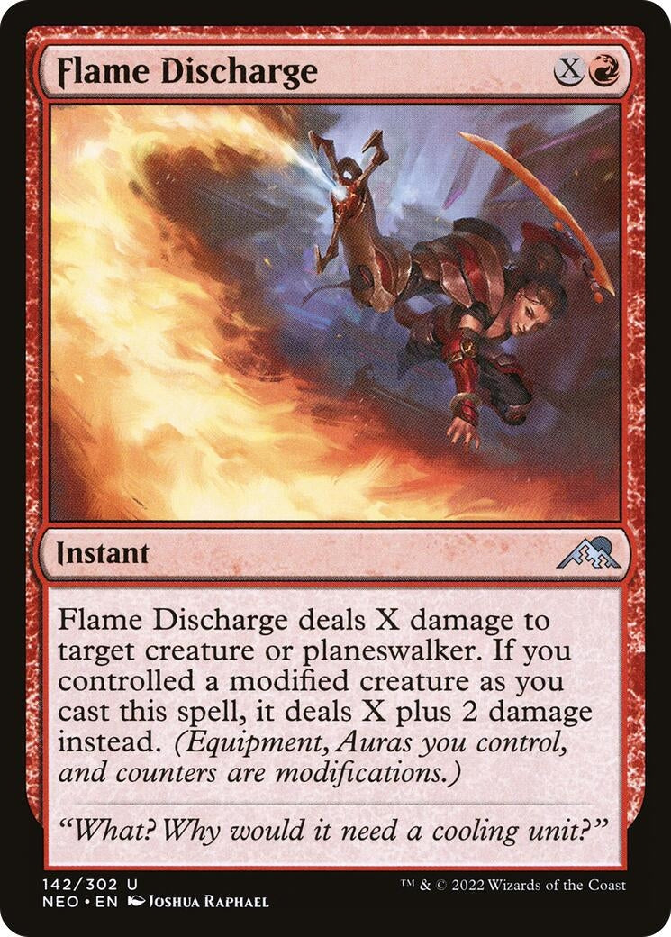 Flame Discharge (142) [NEO] - MTG Single