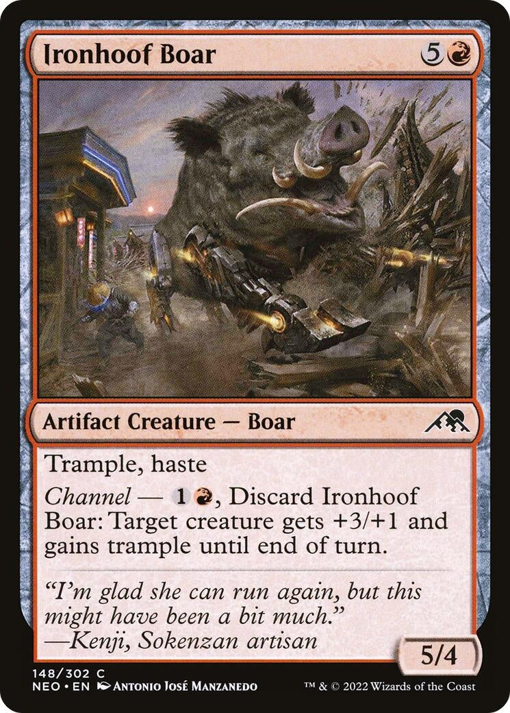 Ironhoof Boar (148) [NEO] - MTG Single