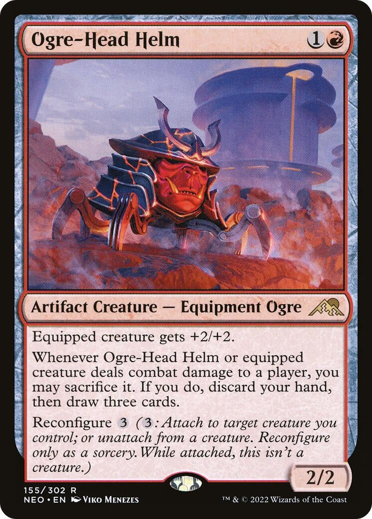 Ogre-Head Helm (155) [NEO] - MTG Single
