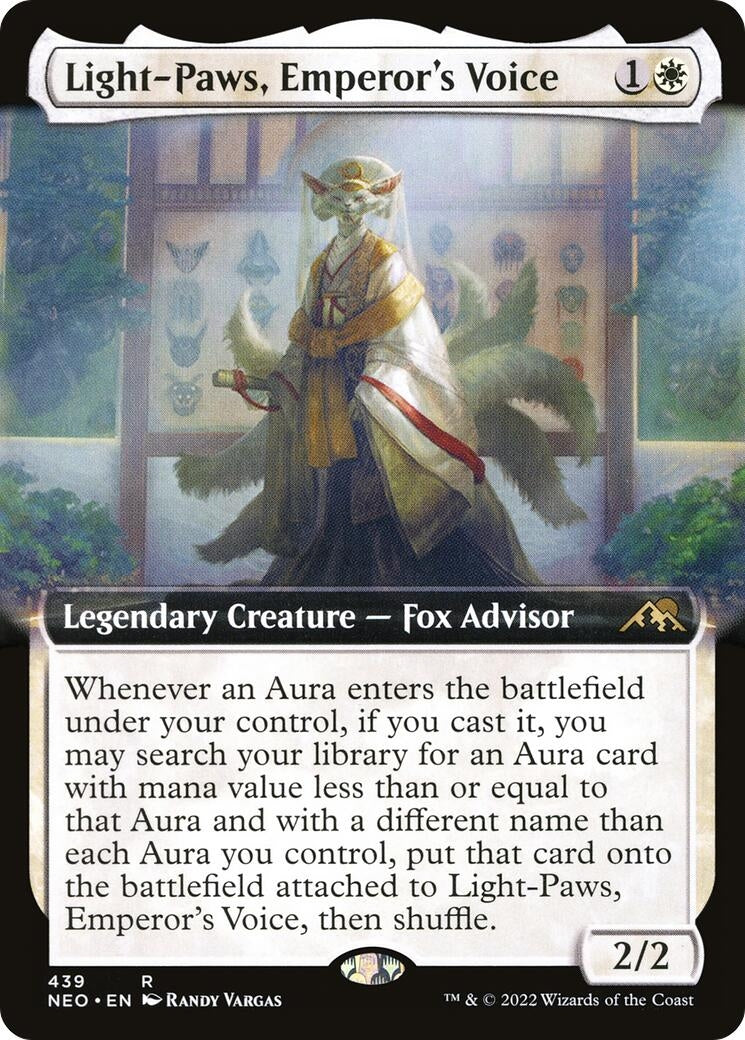 Light-Paws Emperor’s Voice (Extended Art) (439) [NEO] - MTG Single