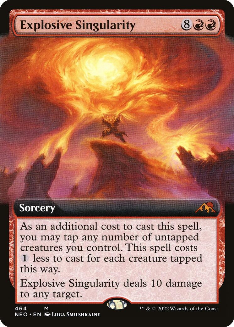 Explosive Singularity (Extended Art) (464) [NEO] - MTG Single