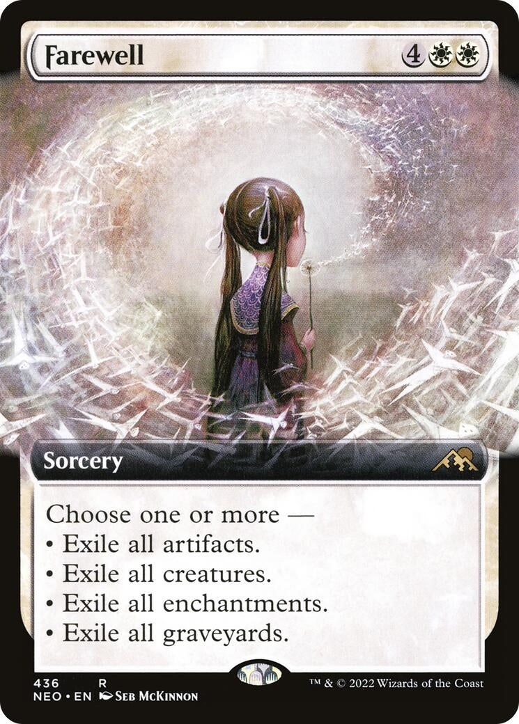 Farewell (Extended Art) (436) [NEO] - MTG Single