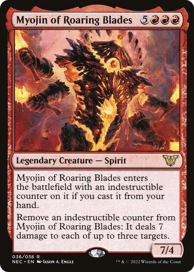 Myojin of Roaring Blades (36) [NEC] - MTG Single