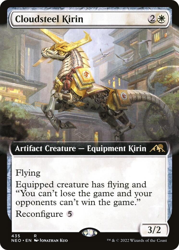 Cloudsteel Kirin (Extended Art) (435) [NEO] - MTG Single