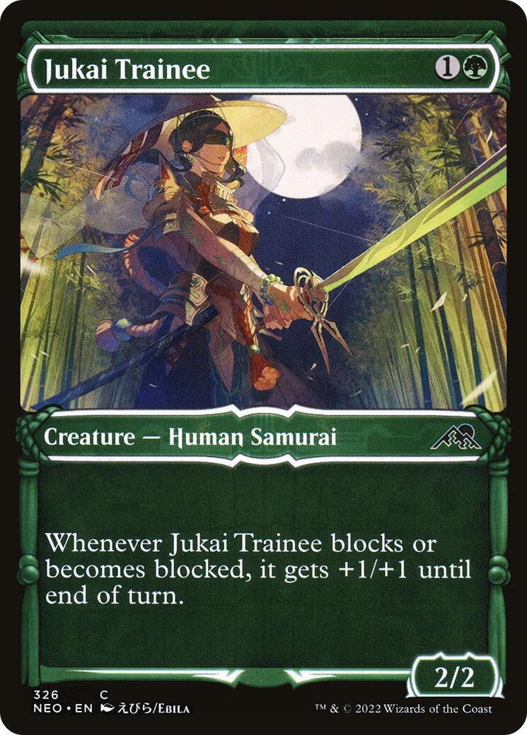 Jukai Trainee (Showcase) (326) [NEO] - MTG Single