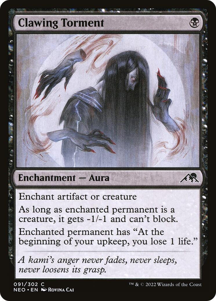 Clawing Torment (91) [NEO] - MTG Single