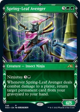 Spring-Leaf Avenger (Showcase) (349) [NEO] - MTG Single