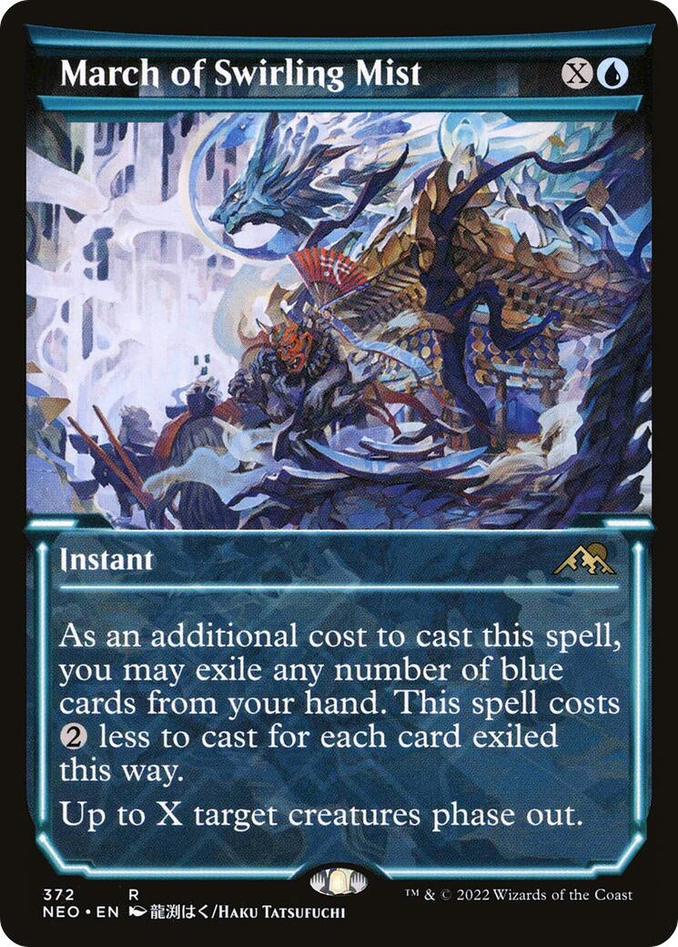 March of Swirling Mist (Showcase) (372) [NEO] - MTG Single