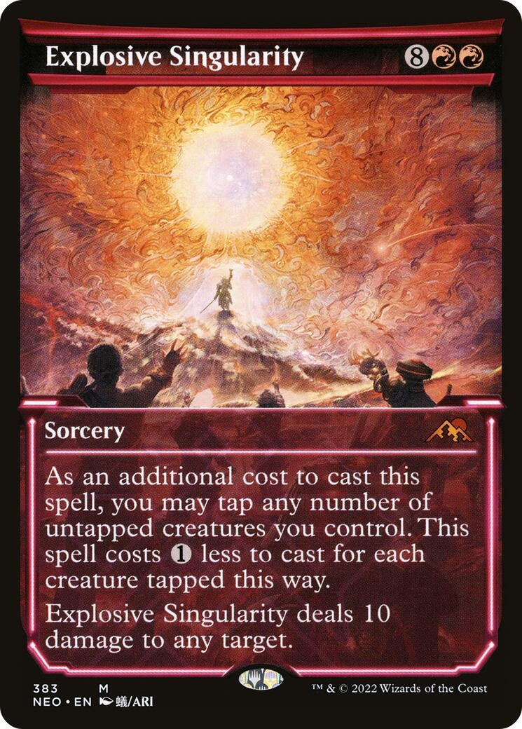 Explosive Singularity (Showcase) (383) [NEO] - MTG Single
