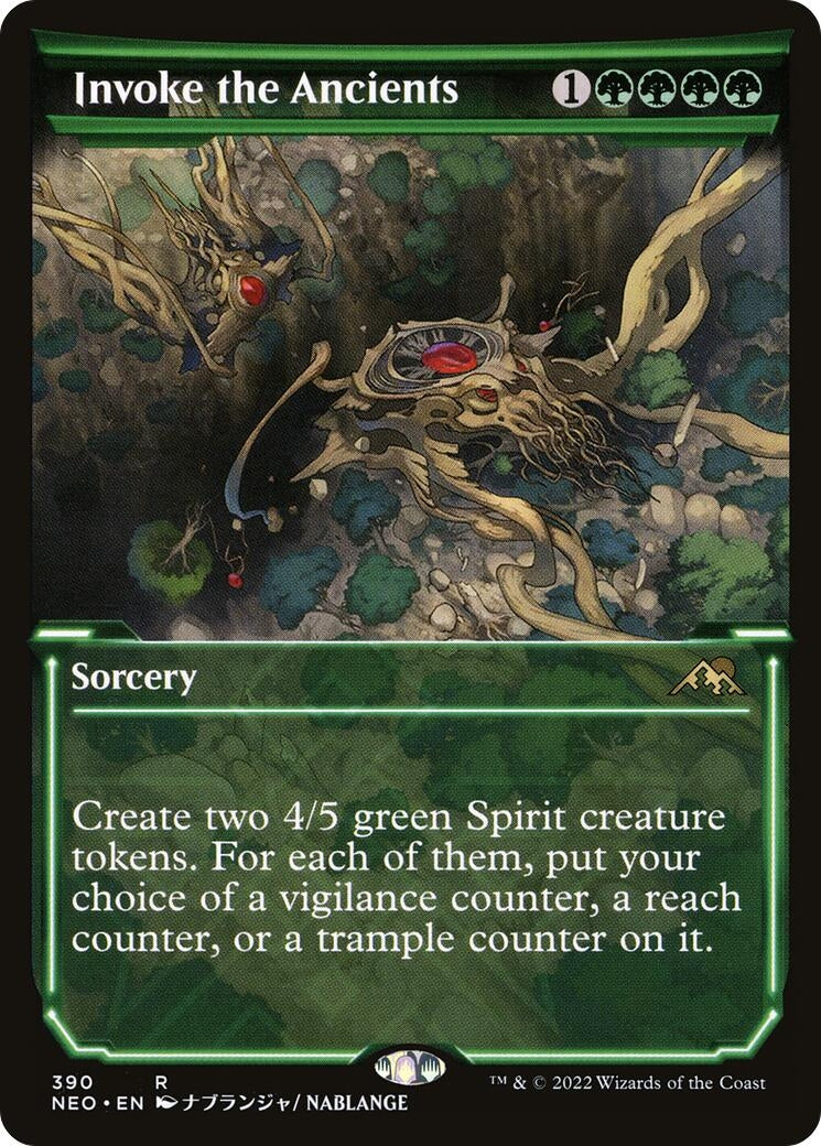 Invoke the Ancients (Showcase) (390) [NEO] - MTG Single