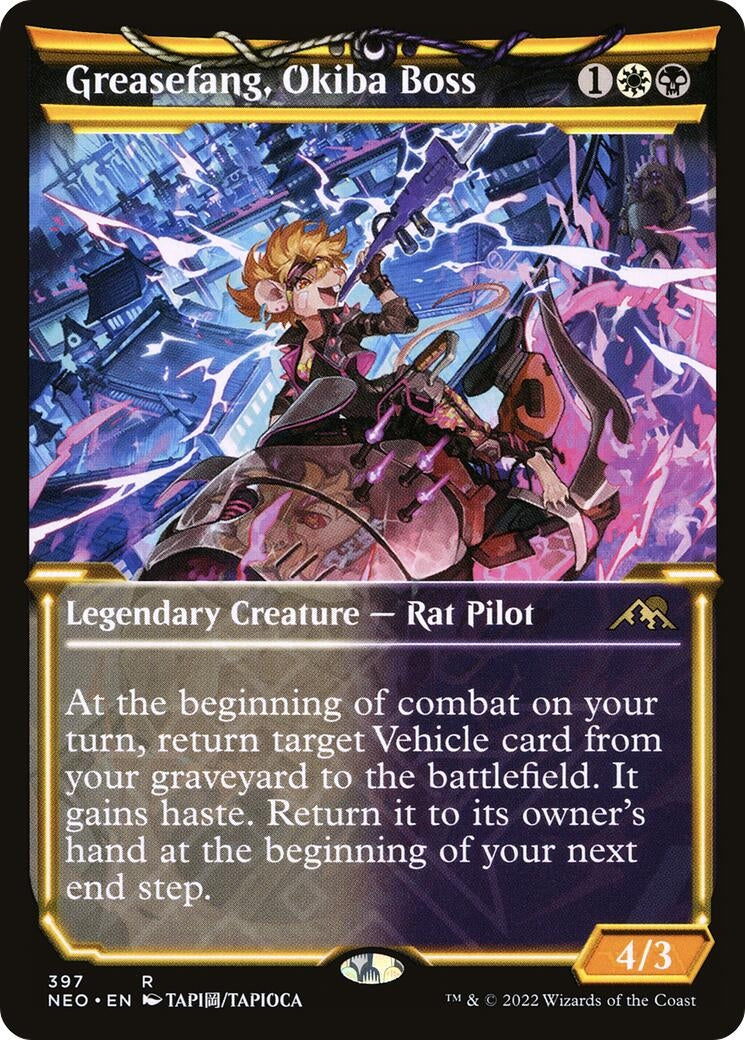 Greasefang Okiba Boss (Showcase) (397) [NEO] - MTG Single