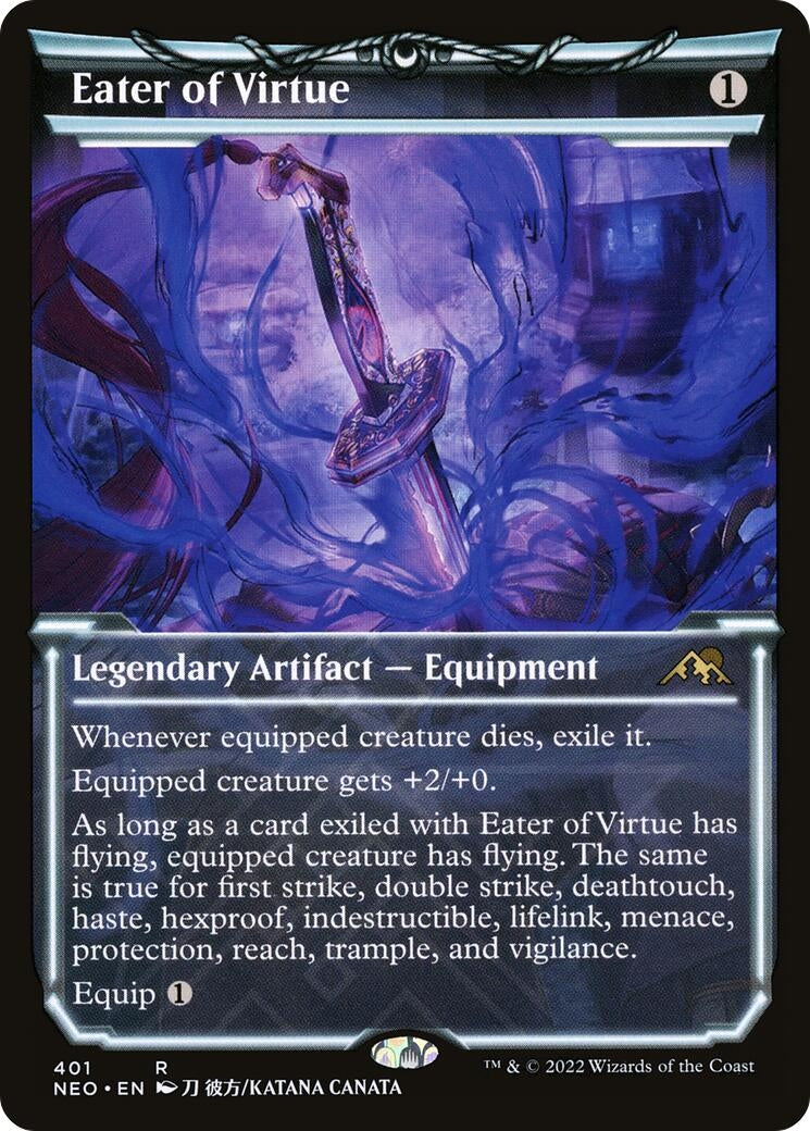 Eater of Virtue (Showcase) (401) [NEO] - MTG Single
