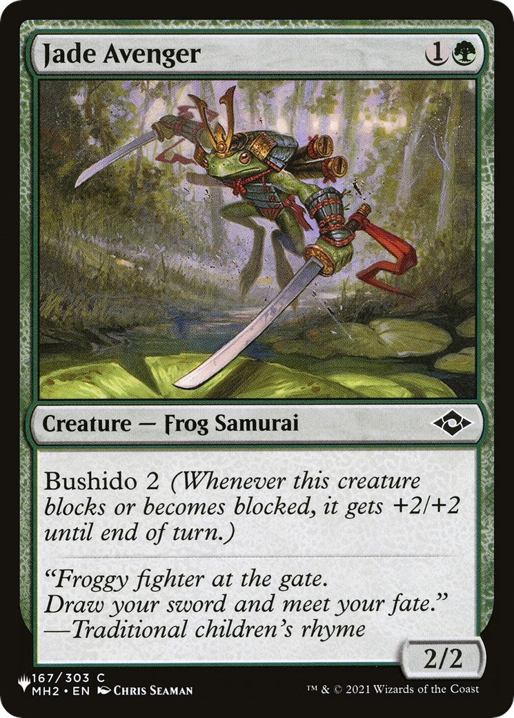 Jade Avenger (167) [LIST] - MTG Single