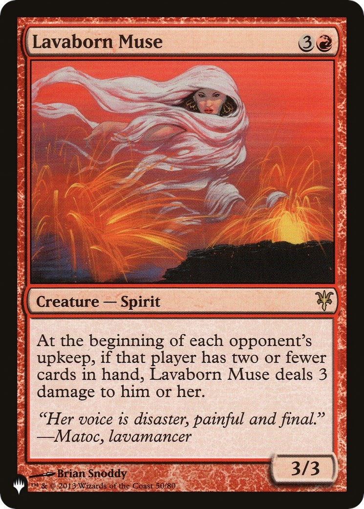 Lavaborn Muse (50) [LIST] - MTG Single