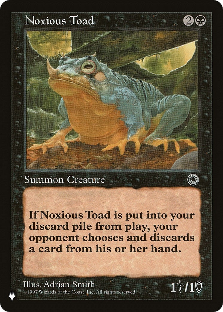 Noxious Toad [LIST] - MTG Single